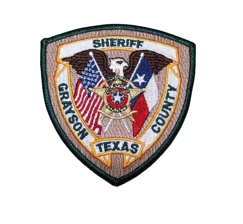 Grayson County Texas Law Enforcement Embroidered Patch