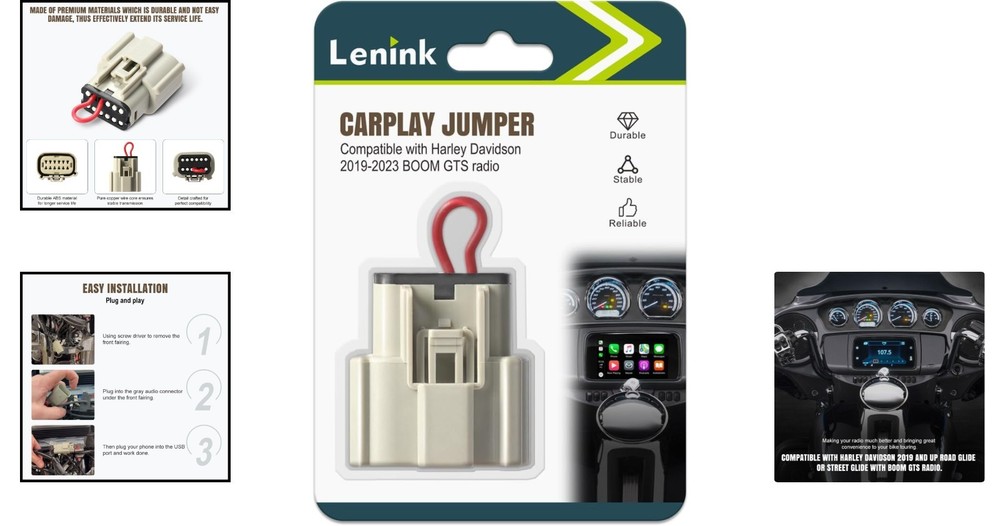 Carplay Adapter for Harley Davidson 2019+ Models - Easy Installation