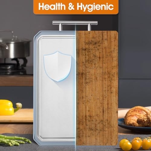 Titanium Cutting Board Double Sided Wheat Straw Large 16x11