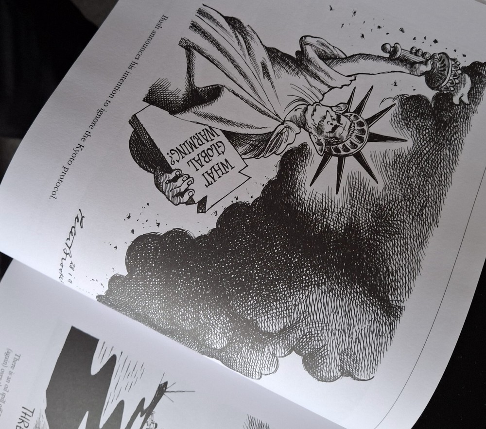 Peter Brookes flat signed hardback.