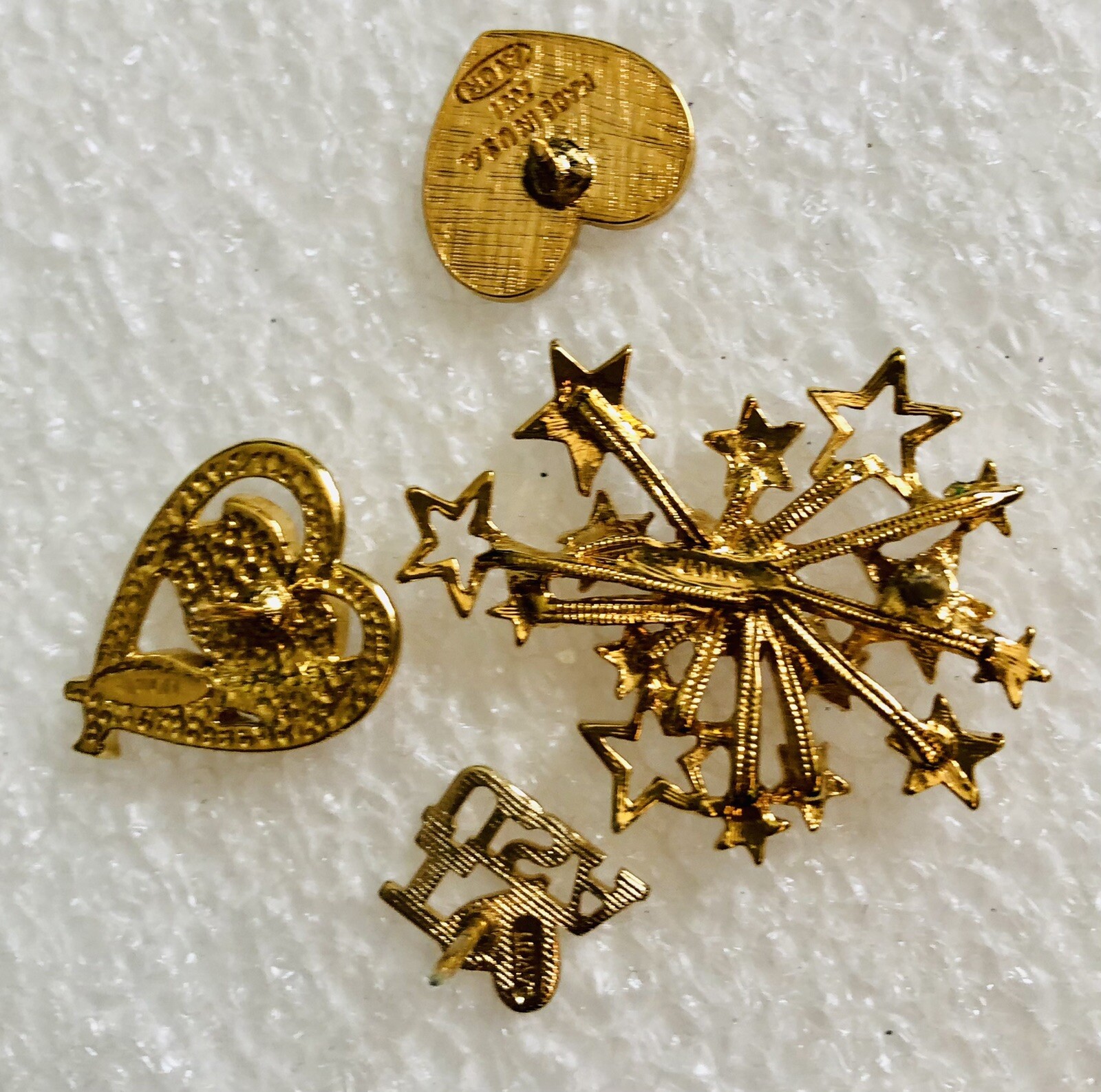 Avon 4th Of July Independence Day Tack Pin LOT (4 Pins) Flags USA