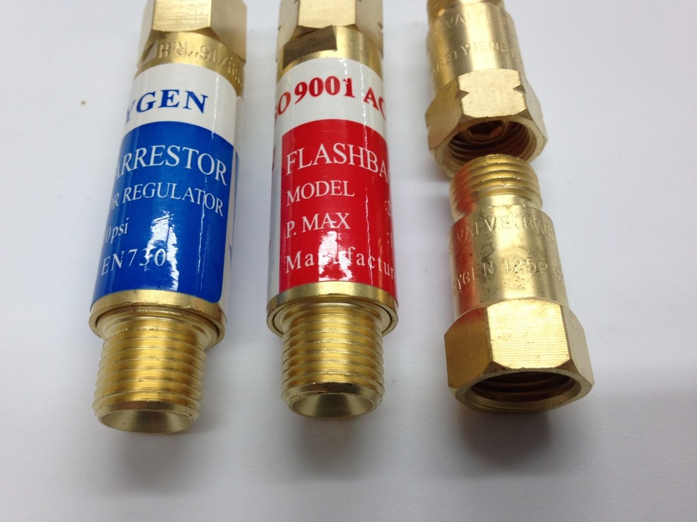 OXYGEN/ACETYLENE/PROPANE FLASHBACK ARRESTOR/CHECK VALVE SET-TORCH WELDING 288