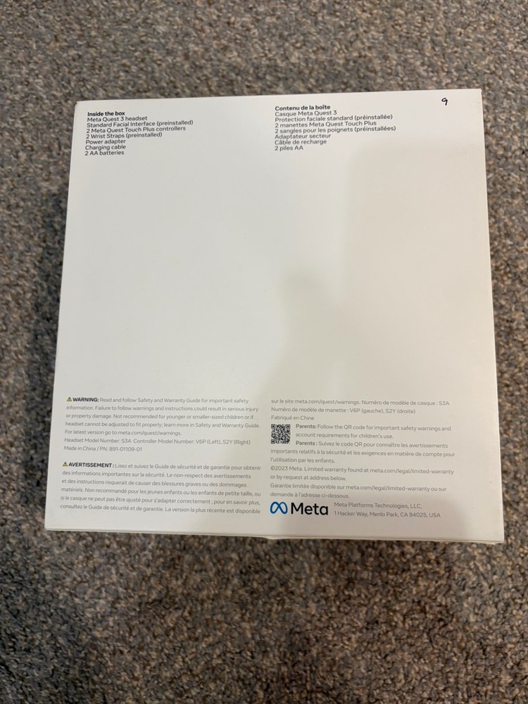 Meta Quest 3 512GB VR Headset - White