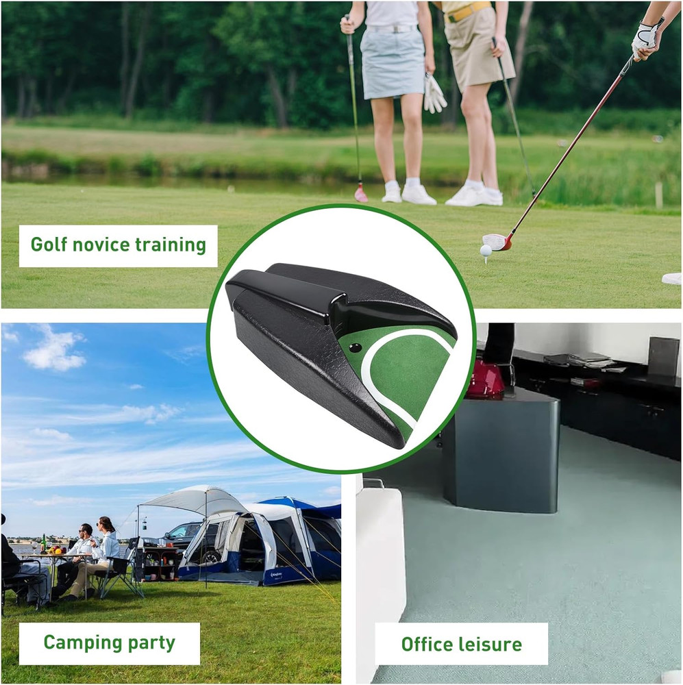 Golf Ball Return Putting Unit, Automatic Return Machine, Indoor Golf Putting Ho
