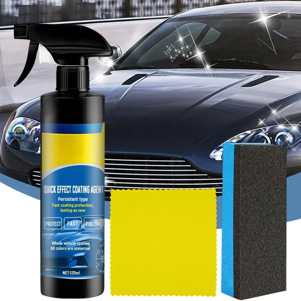 Car Coating Spray, Sopami Waterproof Layer Quick Effect Stains Agent 120ml US