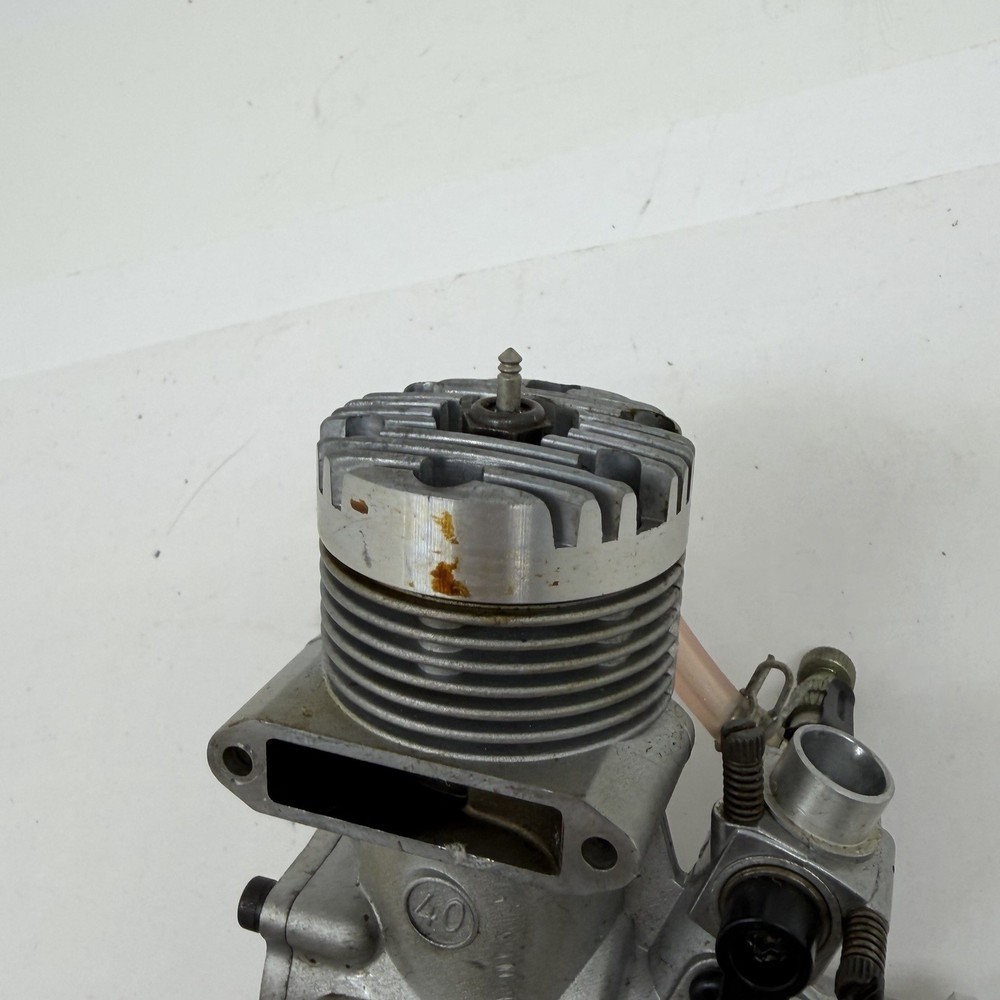 OS Max FP 40 RC Airplane Engine w/ E3030 Muffler Untested Sold As Is