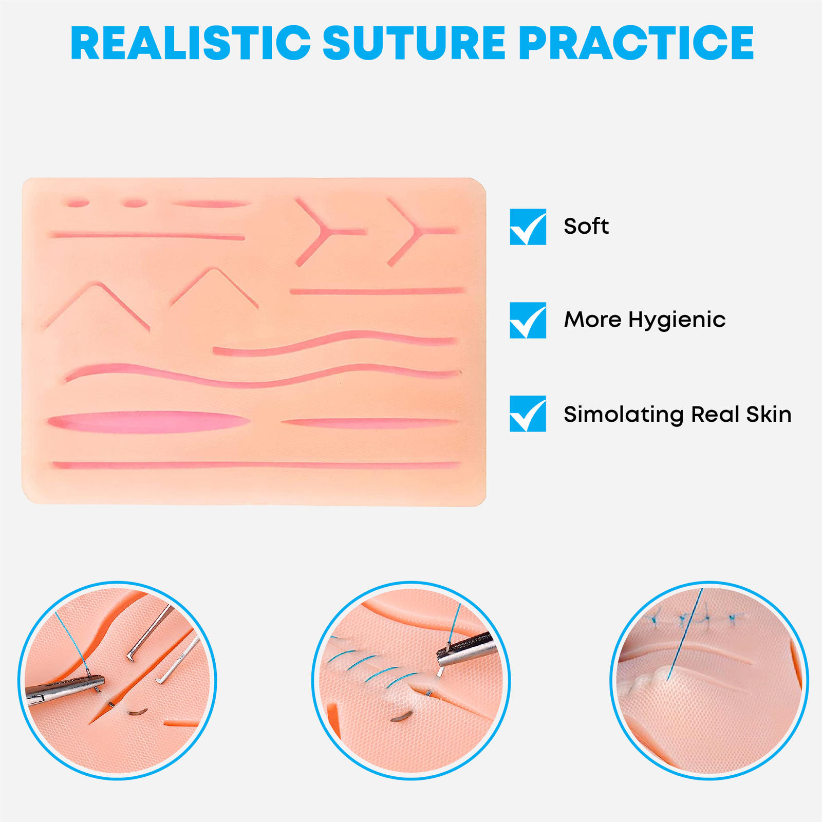 Complete Practice Student Suture Kits for Medical Students Training Kits
