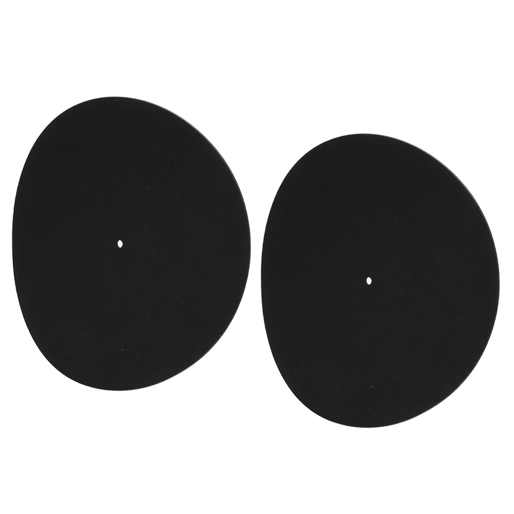 2pcs 12 Vinyl Record Player Turntable Non-Slip Mat