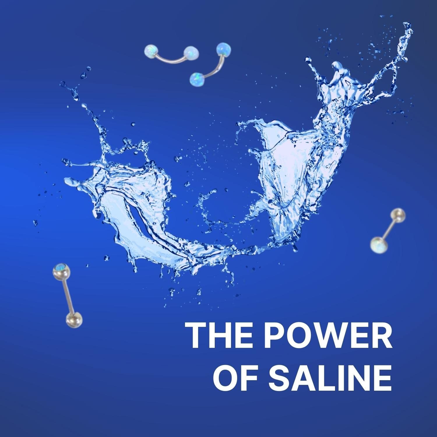 Piercing Aftercare Spray - Saline Solution Natural Keloid Bump Removal - Ear Pie