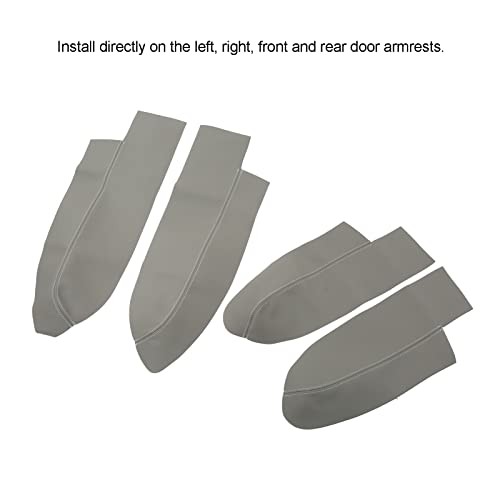 Ymiko 4Pcs/Set Car Front Rear Door Panel Armrest Cover Replacement for CRV