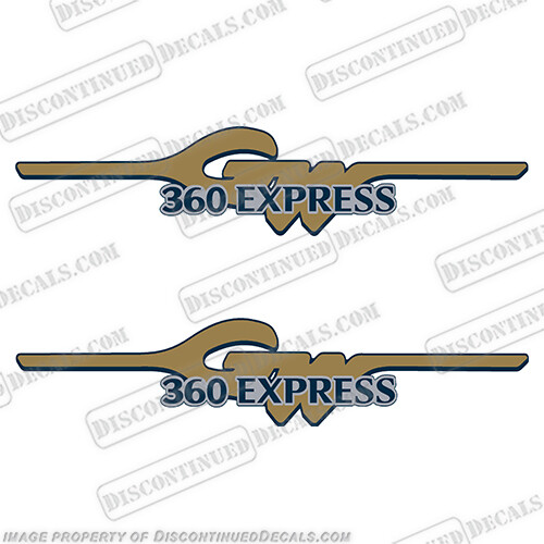 Fits Grady White 360 Express Logo Decals