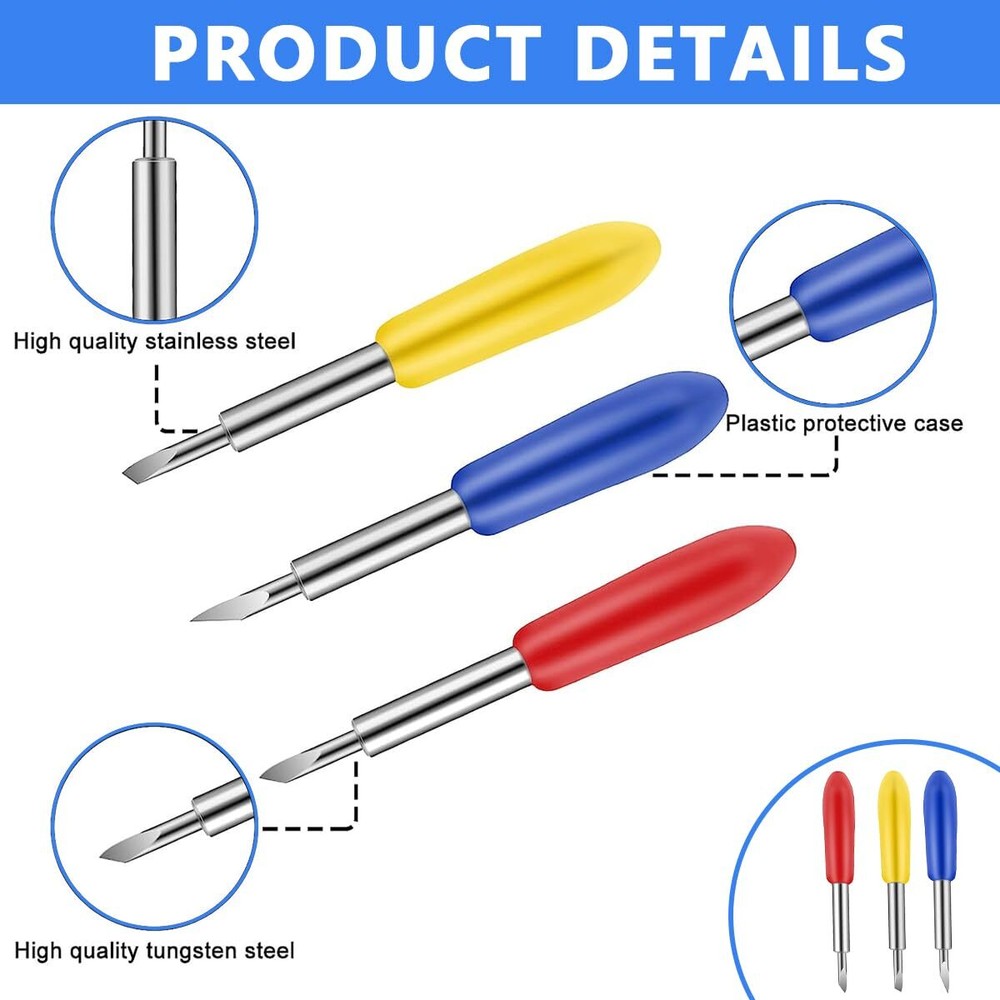 Fine Point Blades for Cricut Maker 3 Expression/Explore Air 2 / Air 3