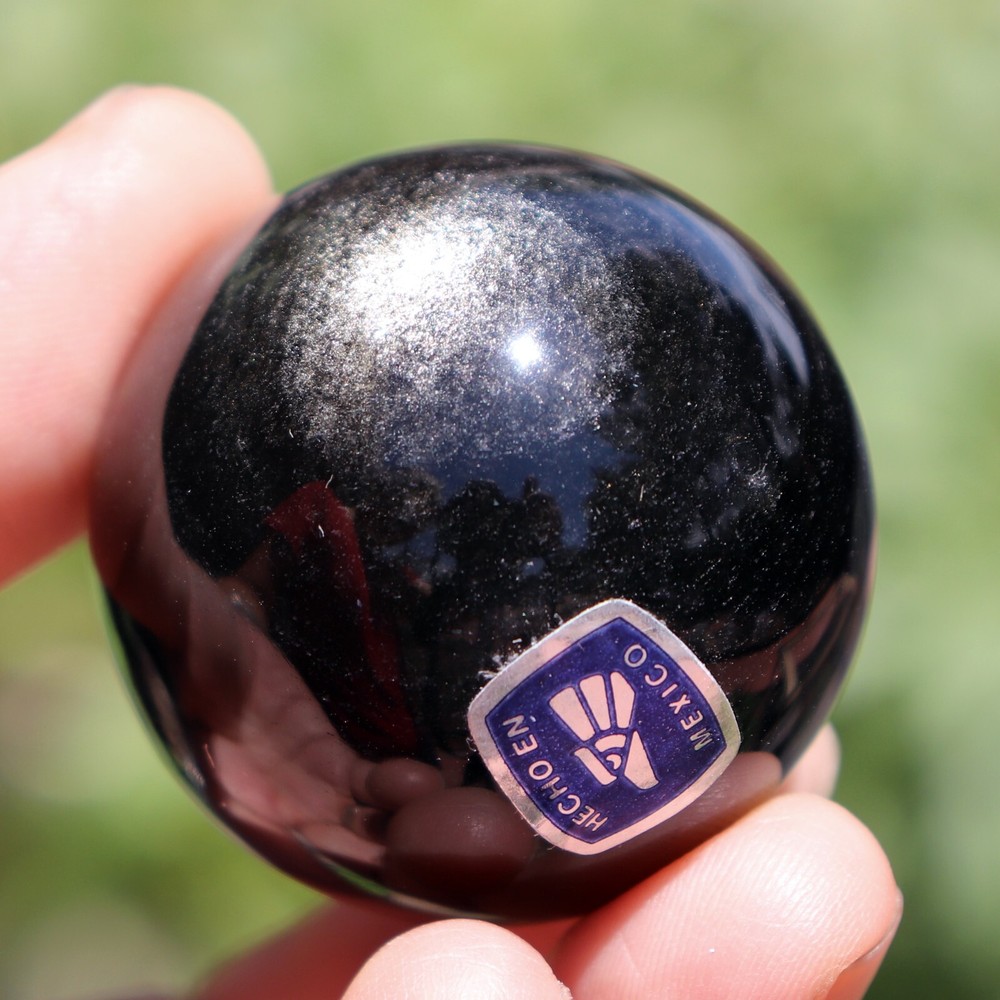 Gold Sheen Obsidian Sphere, Approximately 35 mm (OBS115)