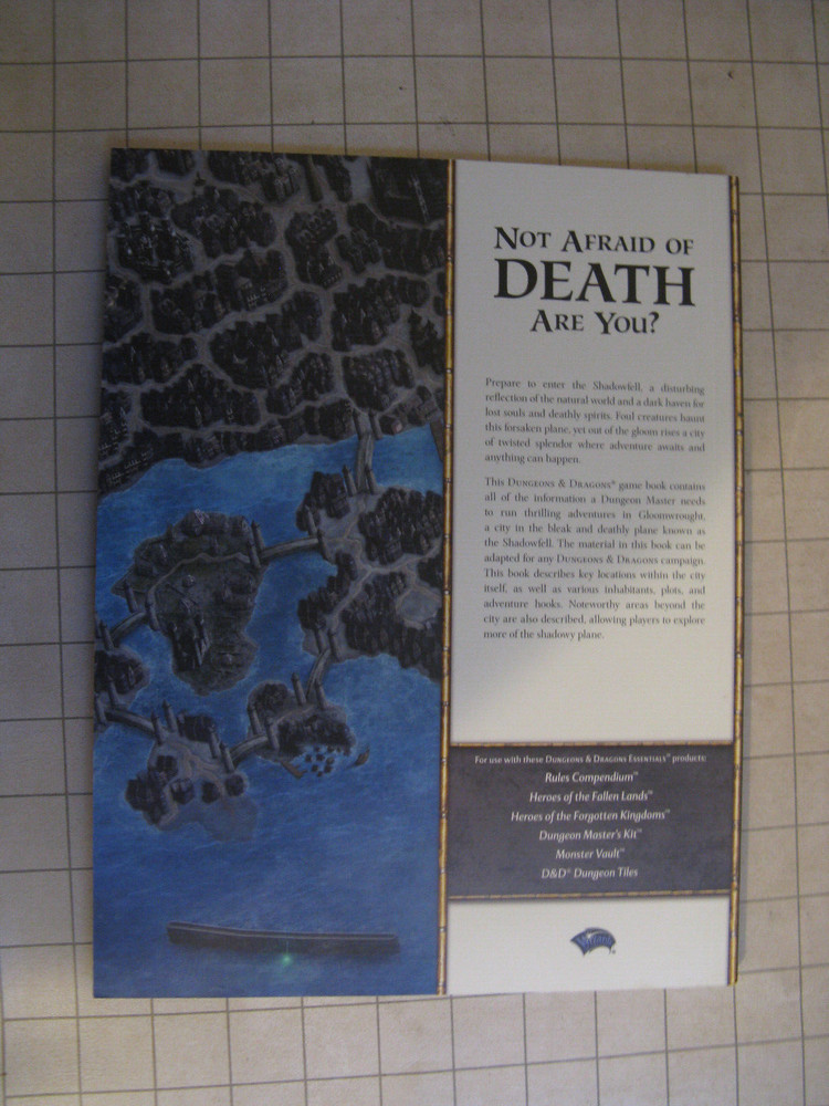 WOTC D&D 4e SHADOW FELL - Campaign Guide Only! VG+