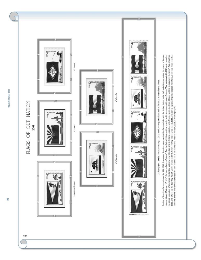 2008 U.S. Commemorative Singles COMPLETE Supplement (White Ace Alternative)