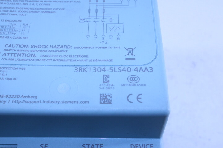 Siemens Motor Starter 3RK1304-5LS40-4AA3