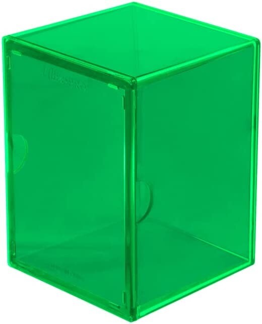 Ultra Pro Eclipse 2-Piece Deck Box: Lime Green -Cards or Board Games storage
