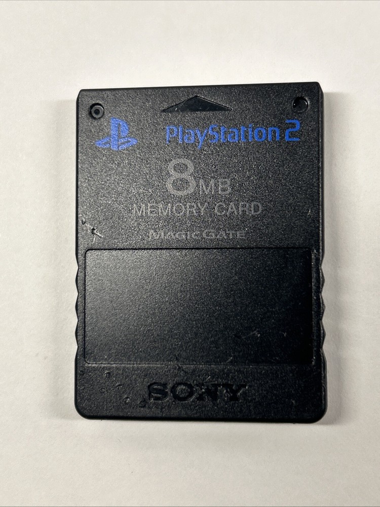 Sony Playstation 2 - (PS2) Official Authentic 8MB Memory Card MagicGate **READ