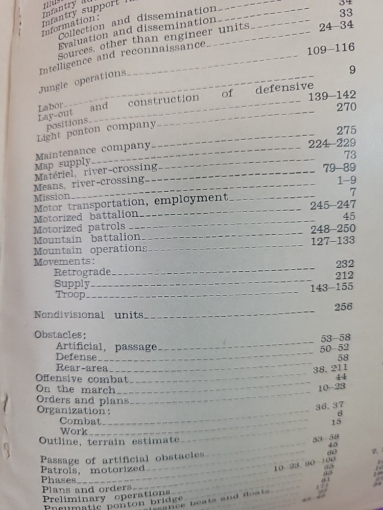 WW2 War Department 1943 Engineer Field Manual 1944 Corps Of Engineers Ref Data