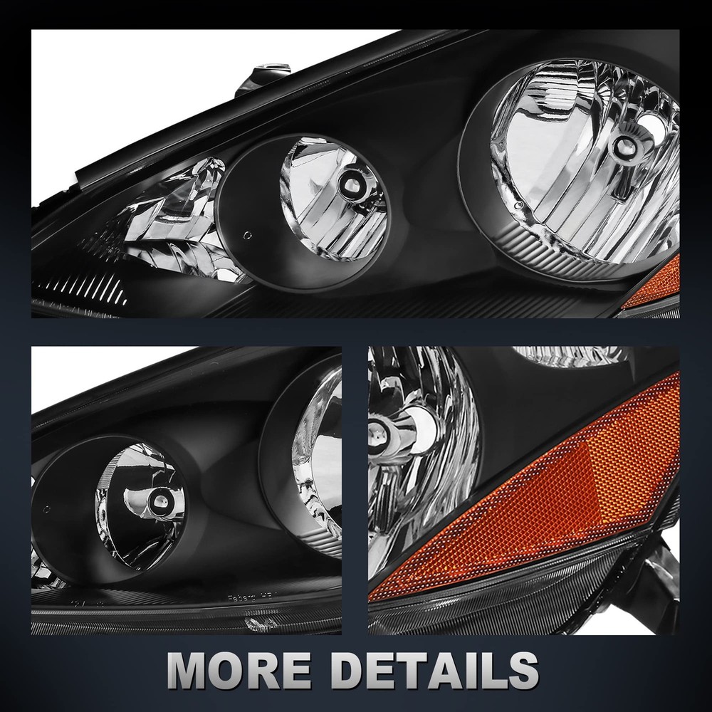 MOSTPLUS Headlight Assembly Compatible with 2006-2010 Toyota Sienna Front Lam...