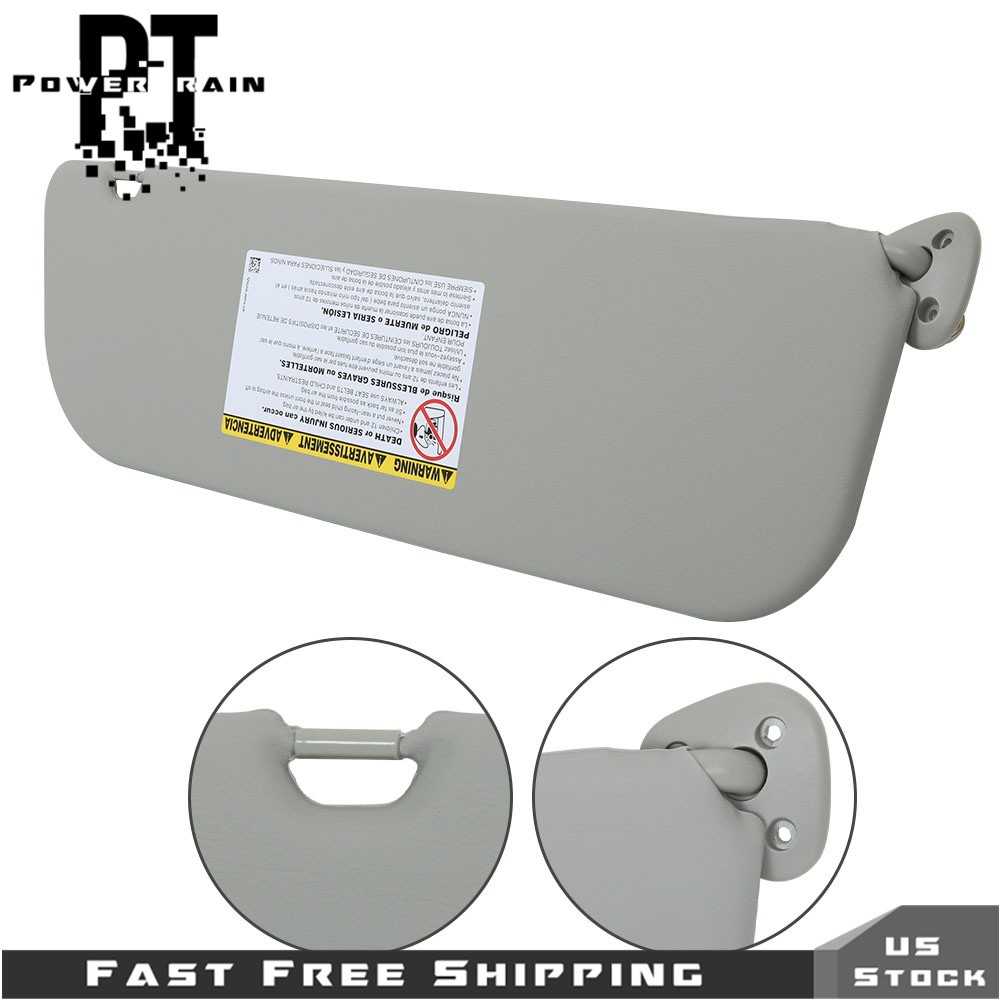 For Ford E150 E250 E350 Van 2009 2010-2014 Sun Visor Gray Left Driver Side
