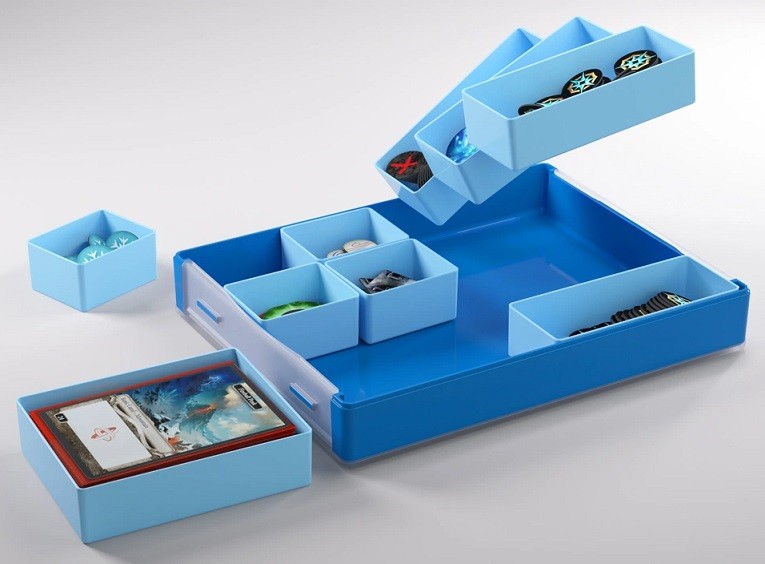 Gamegenic Token Silo (Blue) - Modular Token Storage Container