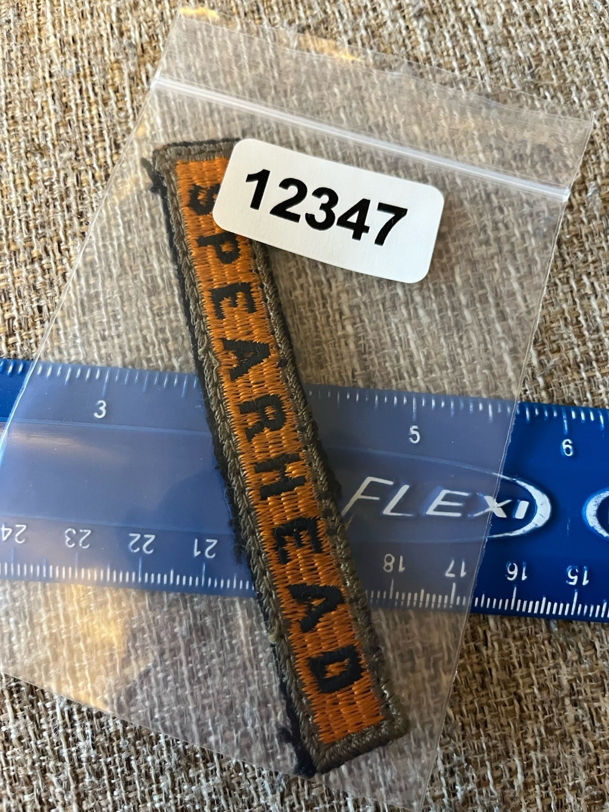 WWII Era US Army Armored Division SPEARHEAD Tab Patch