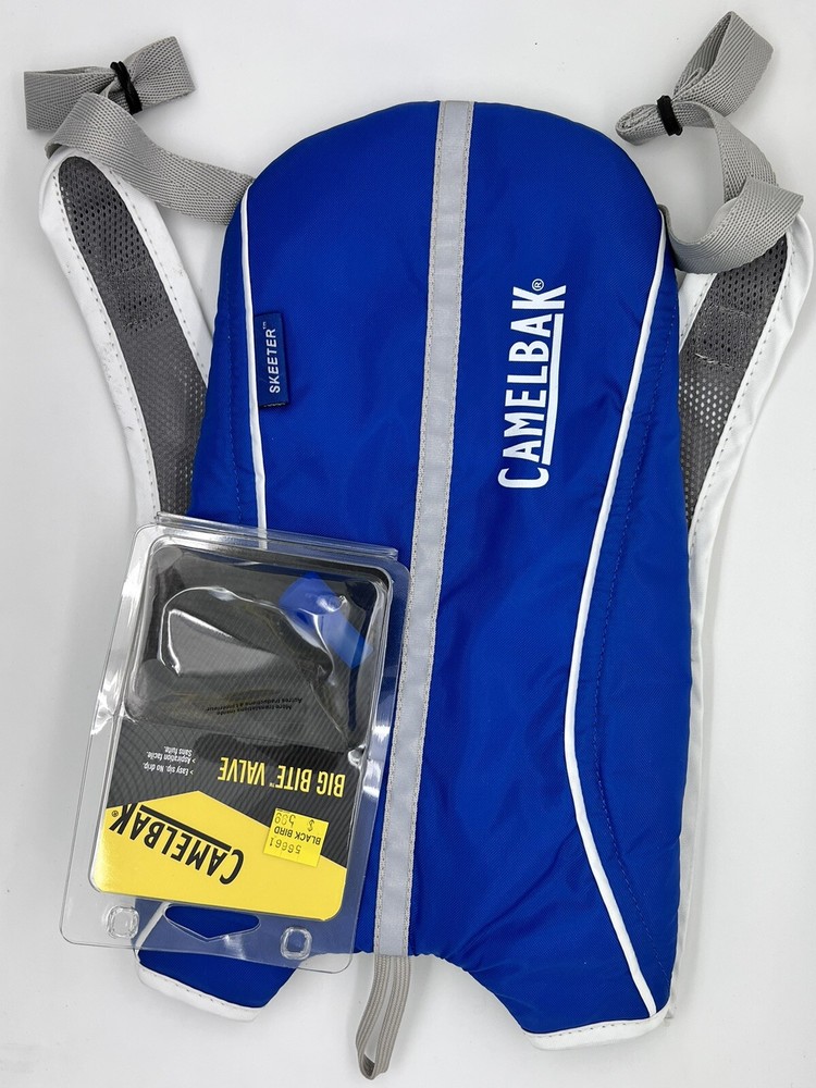 Camelbak Skeeter Hydration Pack No Bladder Bag Only Blue with Big Bite Valve