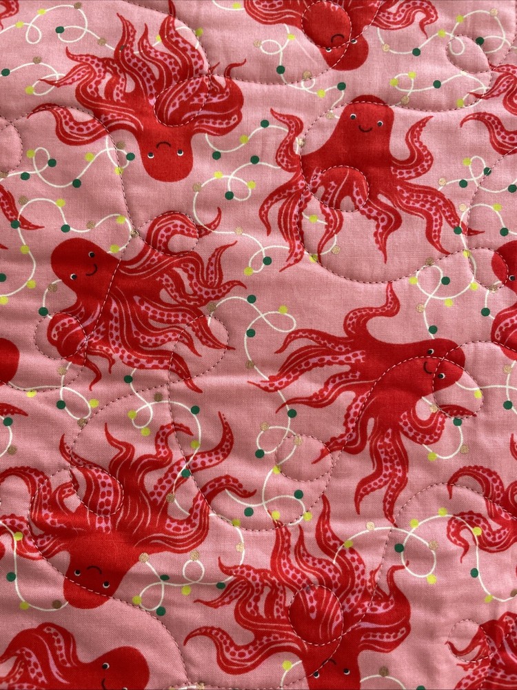 christmas quilt handmade Throw Size