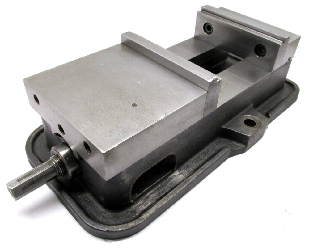 KURT ANGLOCK 6" MILLING MACHINE VISE w/ JAWS & HANDLE - #D60