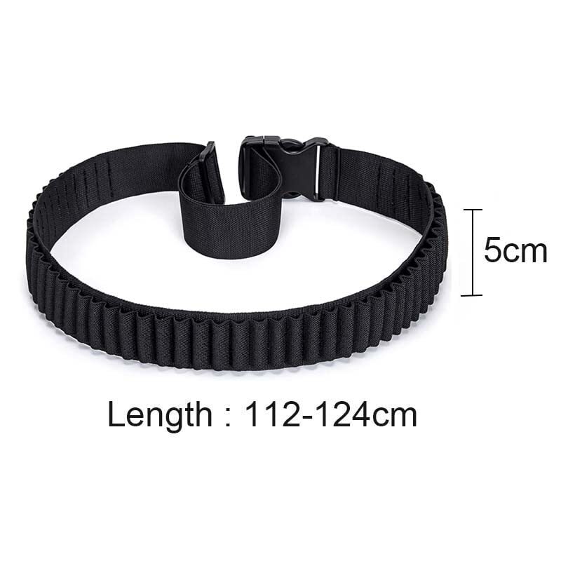 Adjustable Rifle Ammo Bandolier 50 Rounds 10/22/.22LR/.17HMR/.222/.223, 5.56mm