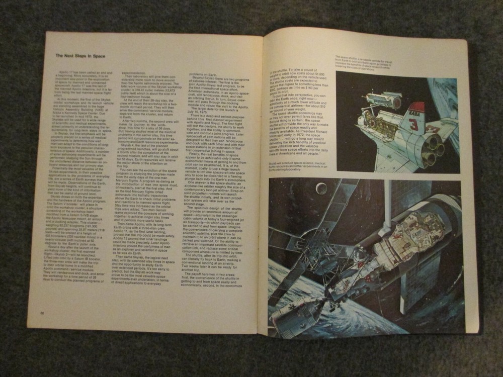 NASA APOLLO/SKYLAB/SHUTTLE+LABORATORY NOTEBOOK- MSFC AEROSPACE ENGINEER DESK LOT