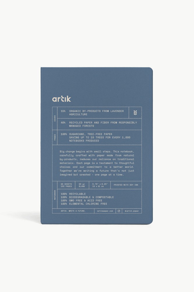 Artik A5 Notebook in Lavender - Plain - NEW