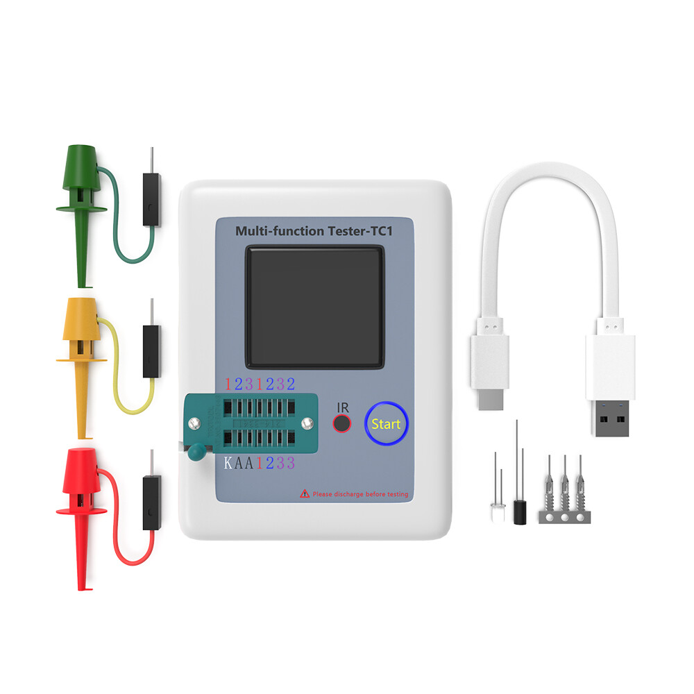 Multifunctional Transistor Tester Diodes LCR-TC1 Tester Graphics LCD Display US
