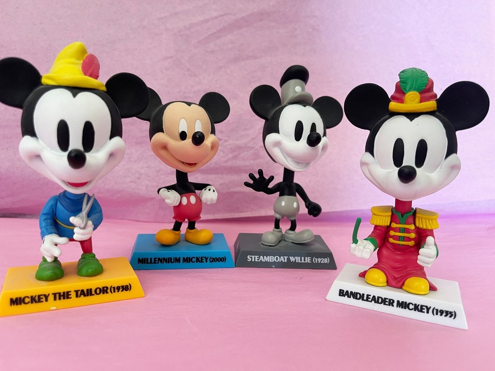 Mickey Mouse Bobblehead Collection Complete Set - Disney Treasures