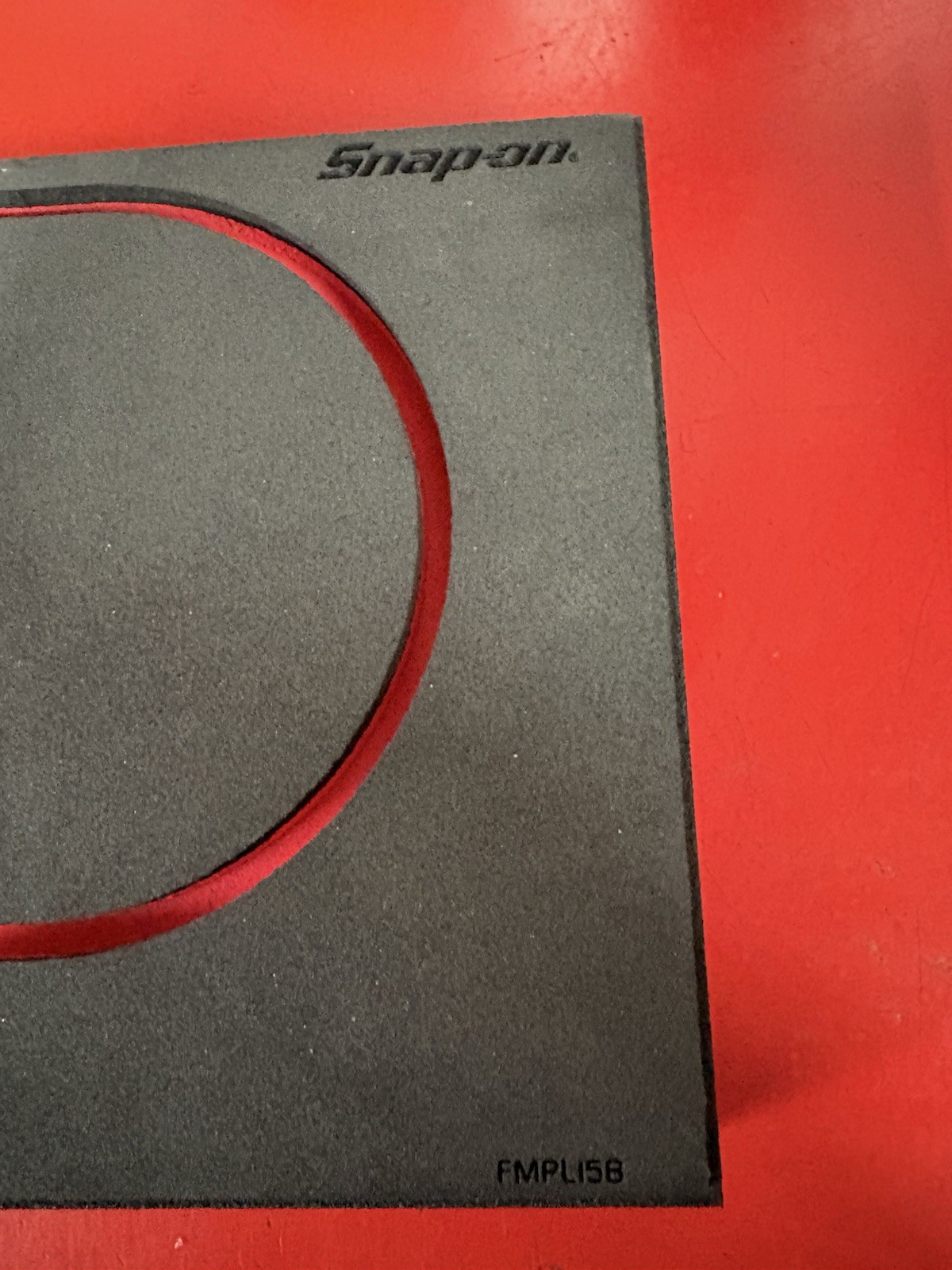 Snap On Red Foam Organizer FMPL15B Hose Clamp Pliers