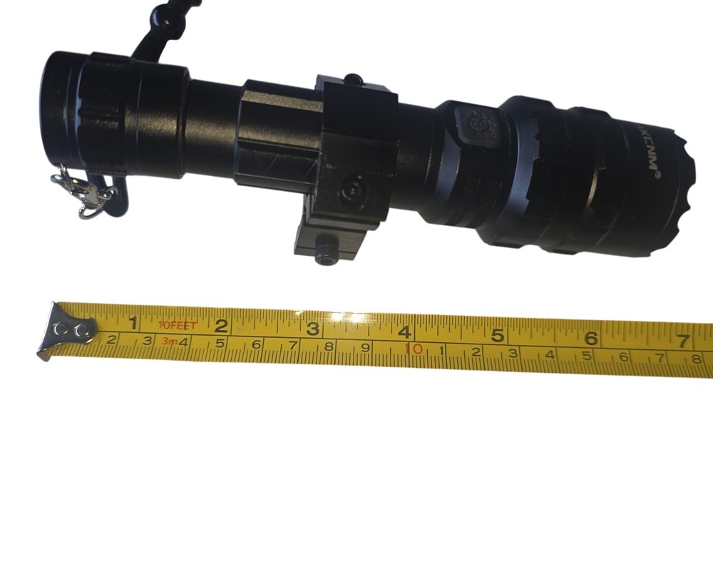 Tactical Picatinny Mount Light USB LED Used