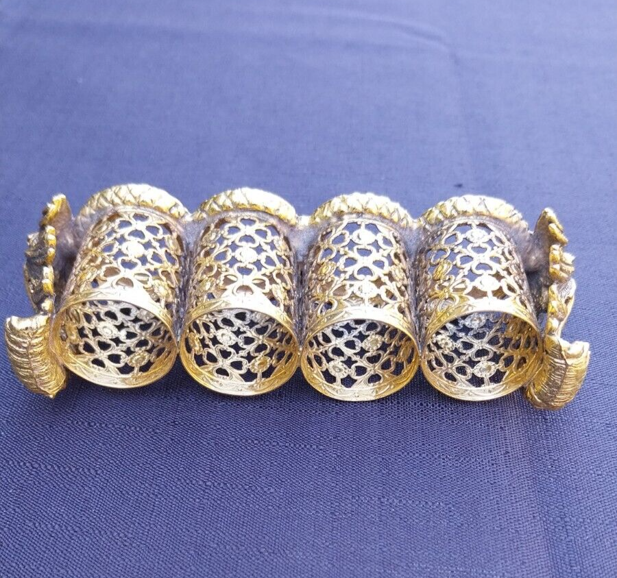 Vintage Ormolu 1960's Four Lipstick Holder