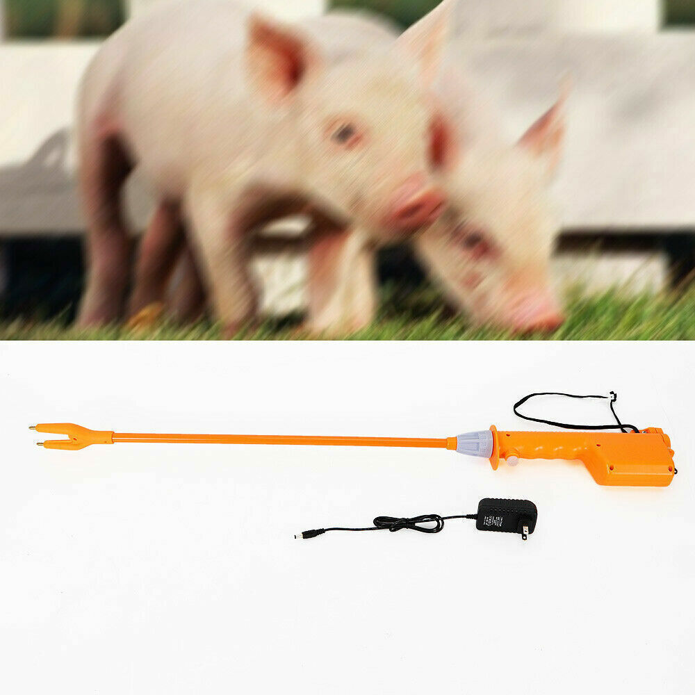 Professional Electric Cattle Prod Stick for Efficient Livestock Herding US~