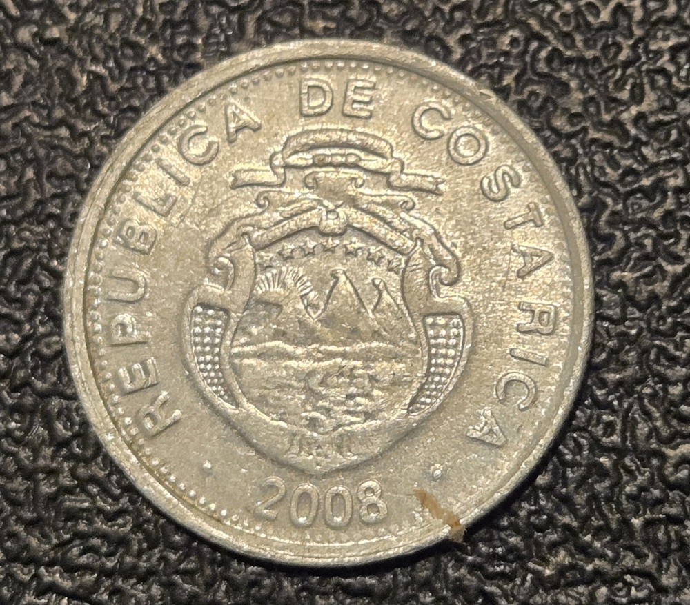 Costa Rica 10 Colones 2008 Circulated