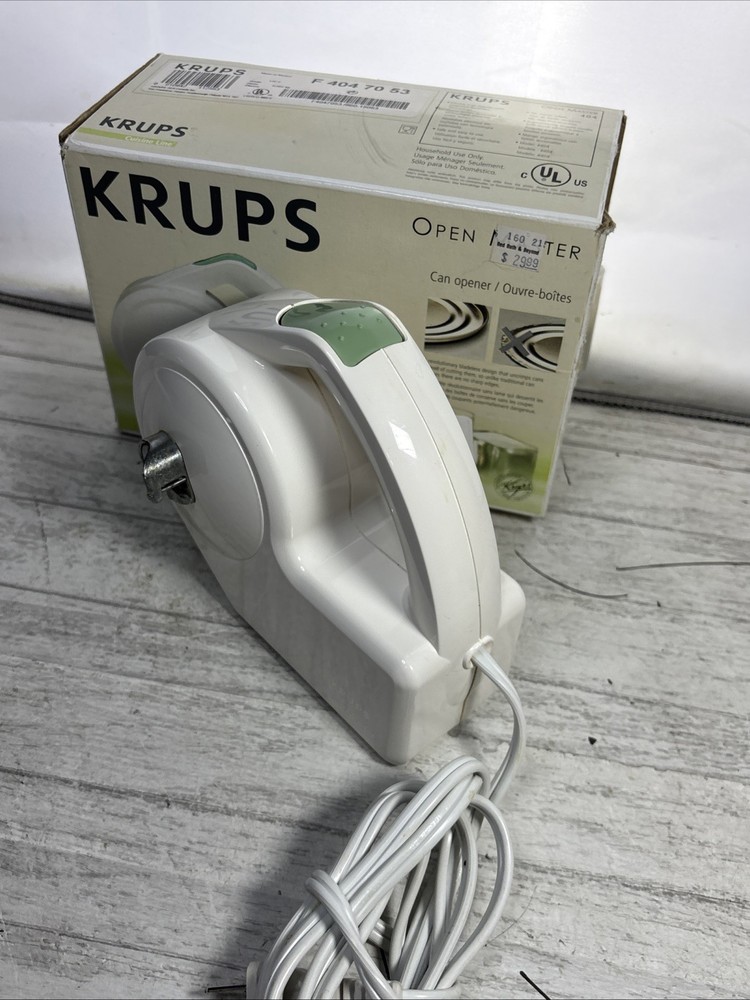 Krups Open Master Clean Edge Can Opener Model #404 Tested