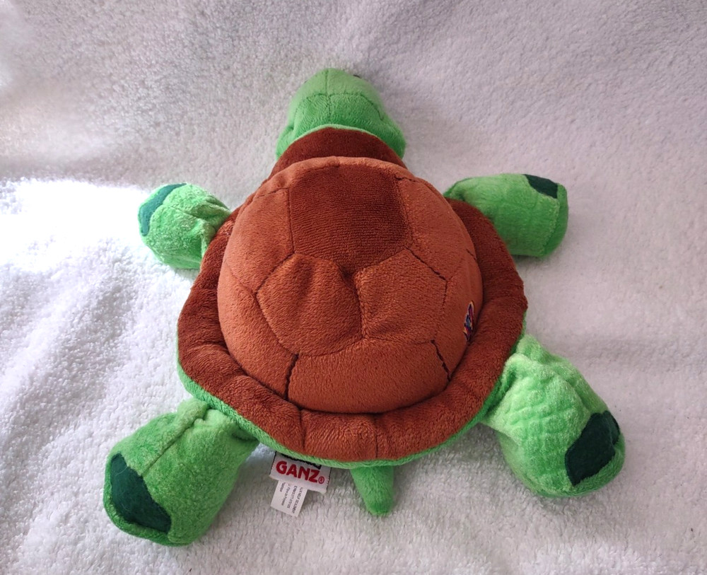 Ganz Webkinz Plush Green Turtle 10" No Code