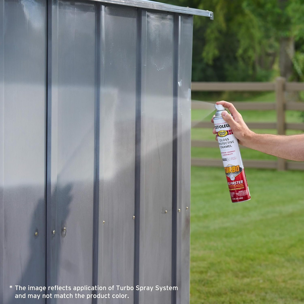 Rust-Oleum Turbo Spray Rust Primer, 24 Oz, 6 Pack - Stops Rust Effectively