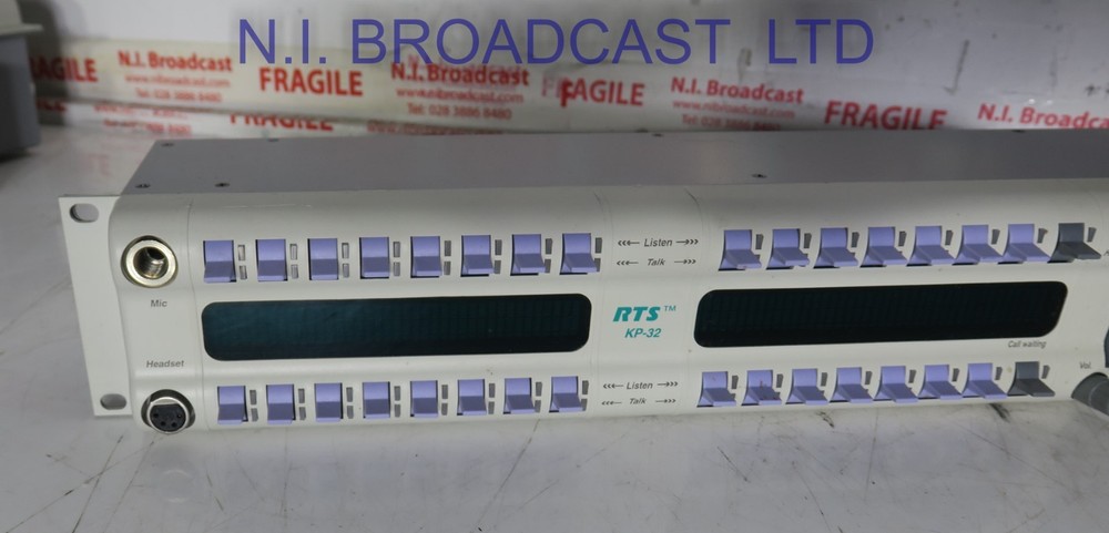 telex rts kp32 32 channel intercom talkback panel