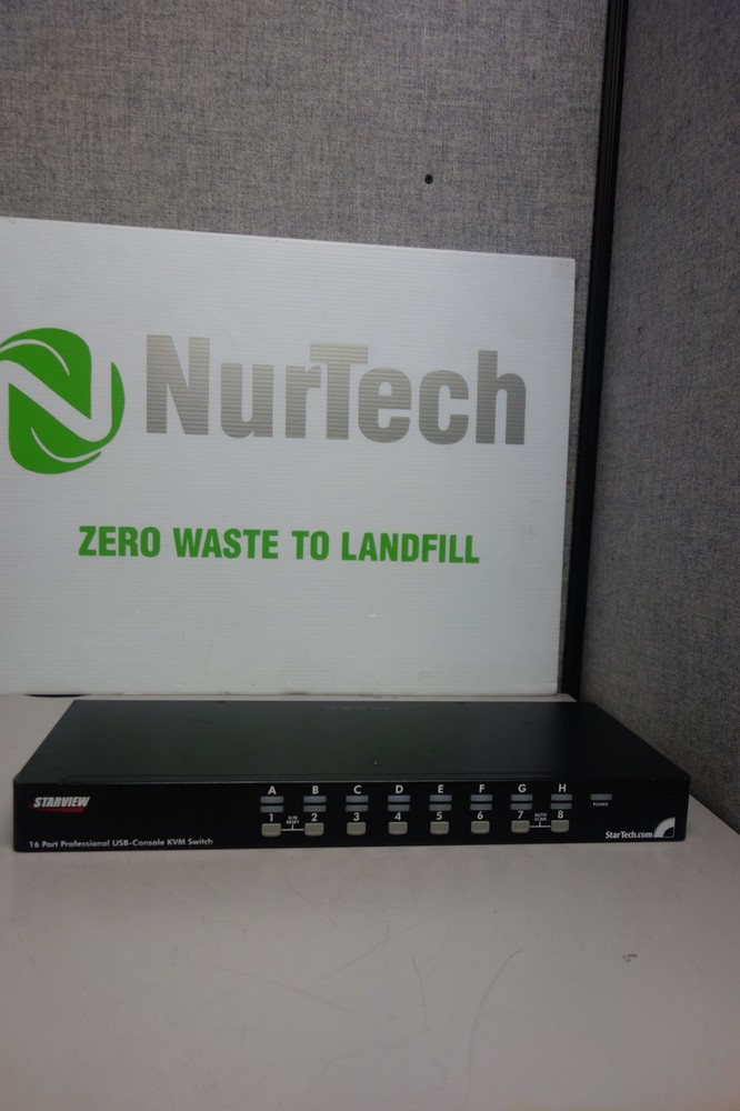 StarTech.com 16 Port 1U Rack mount VGA USB KVM Switch (SV1631DUSB)