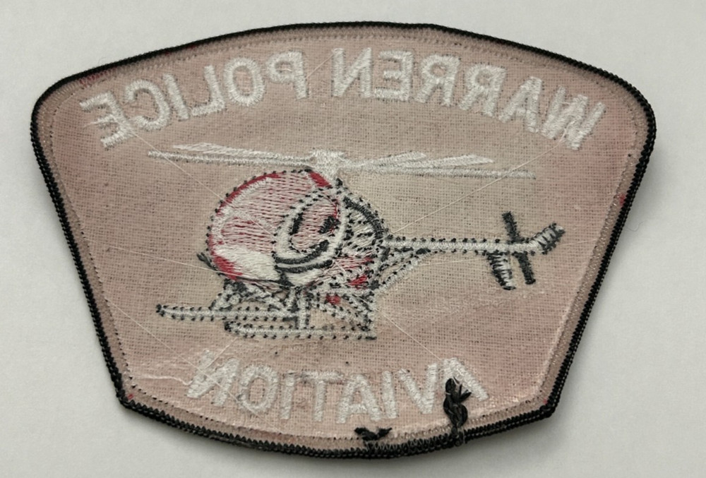 Old Warren Michigan Aviation Unit Patch Unused
