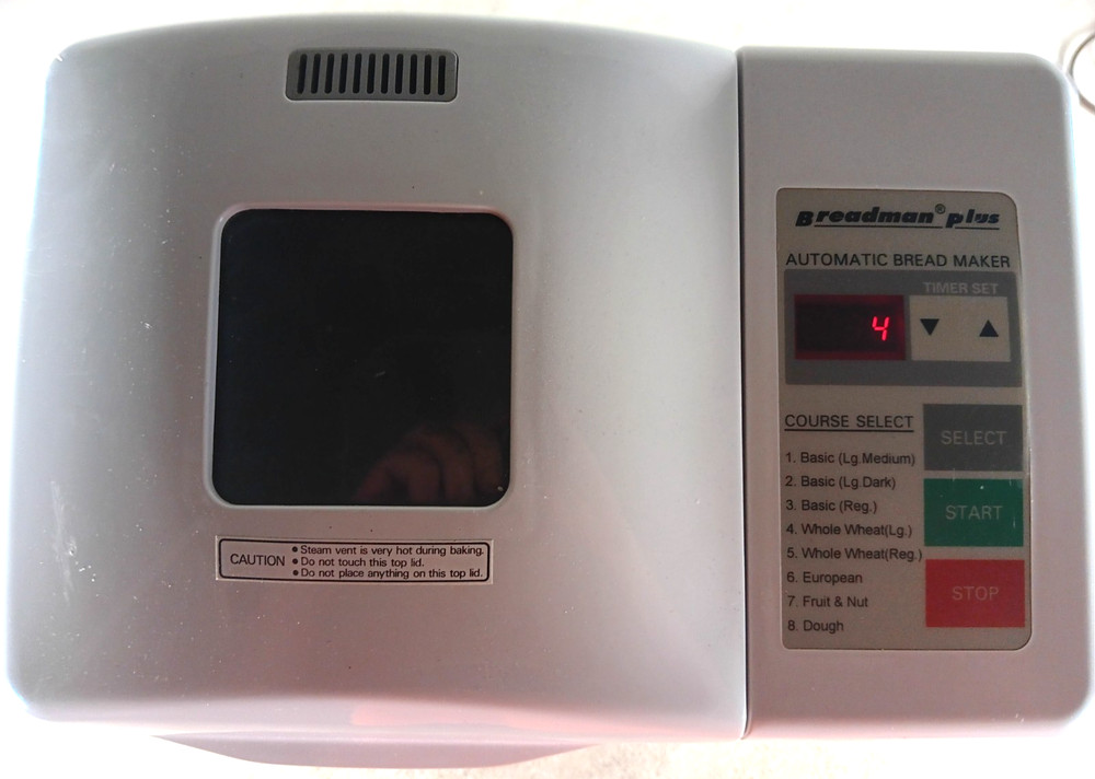 Breadman Plus TR-600 Bread Maker Machine Programmable Timer