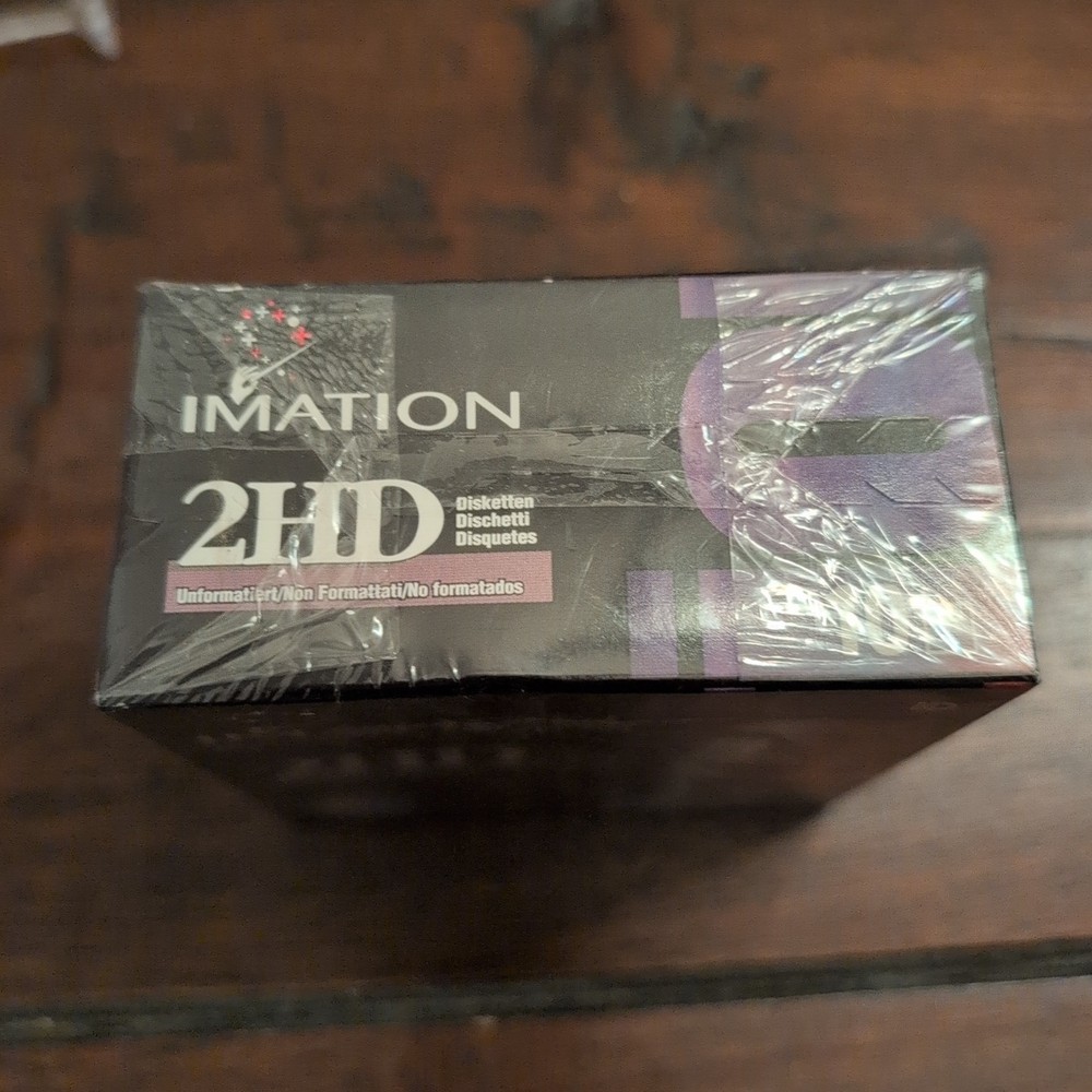 Imation 2HD 3.5" Diskettes 25 Pack IBM Formatted High Density Floppy Disks Open