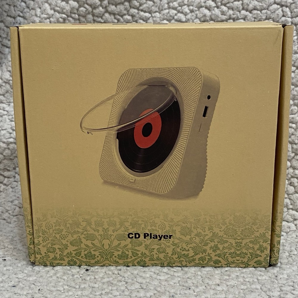 KC-718 Bluetooth CD Player w/ Remote USB AUX - Not Tested