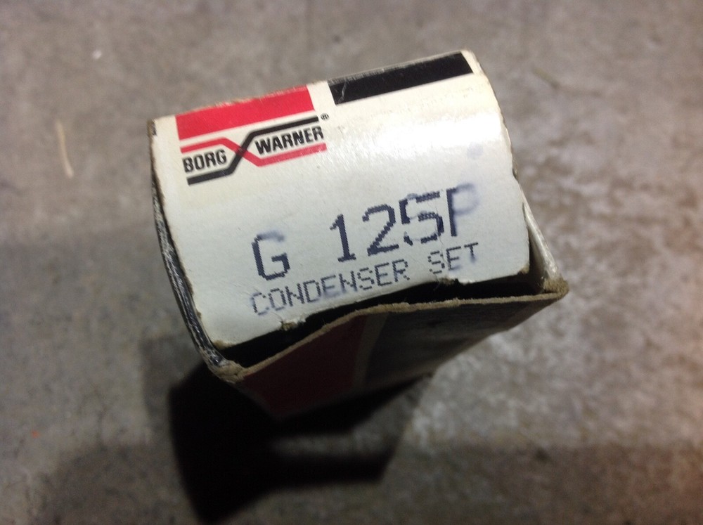 NOS Borg Warner Condenser #G125P